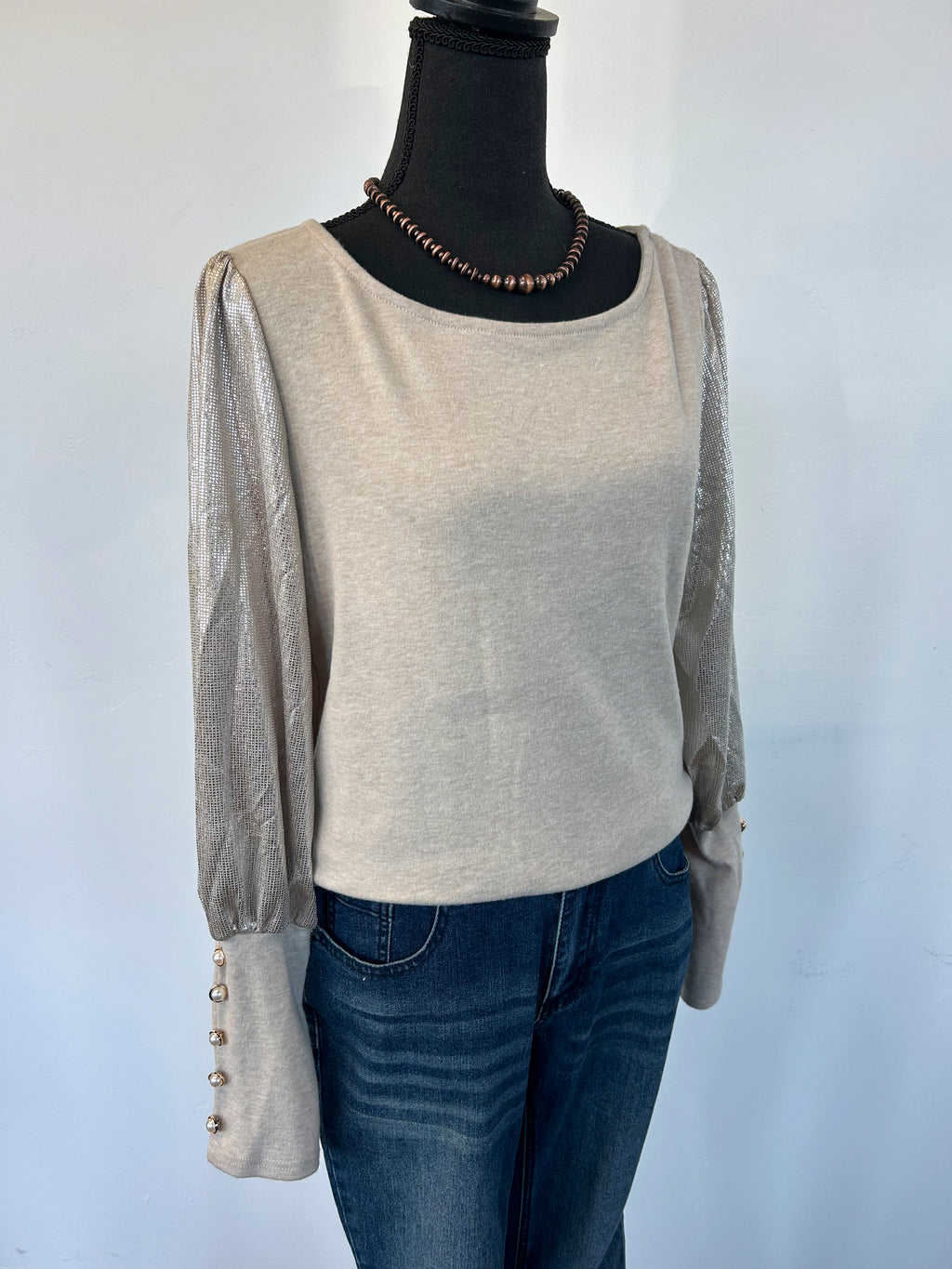 Janey Top - Khaki