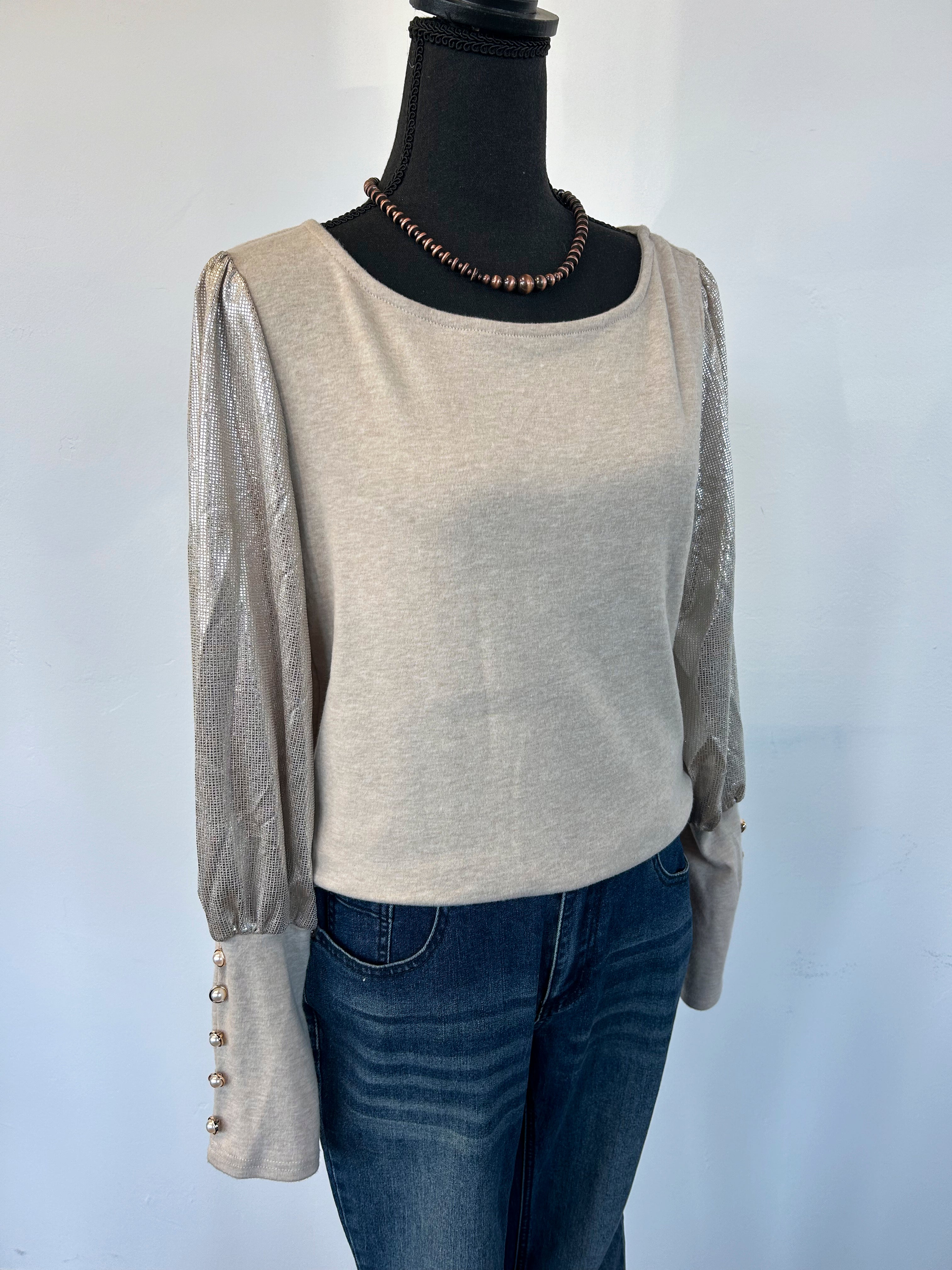Janey Top - Khaki